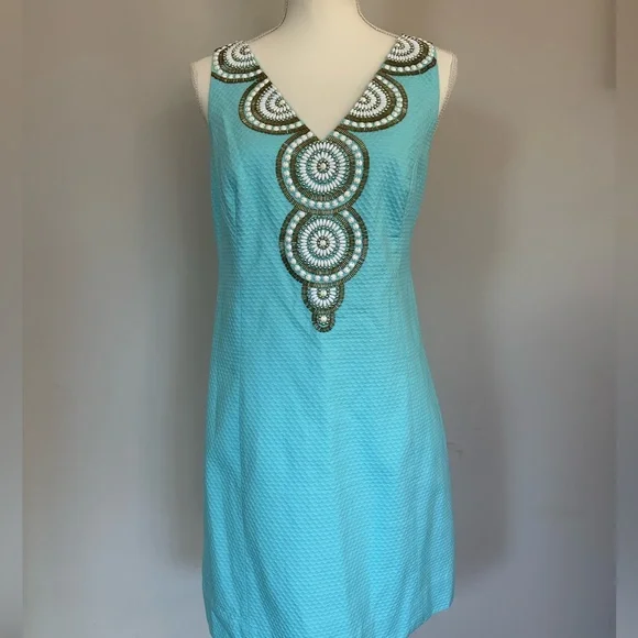 NWT - Lilly Pulitzer stunning Gabby Shift dress. Size 12 - Picture 1 of 3